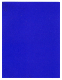 Cuadro en marco madera Kiri Box/ Modelo 607/ IKB 191 International Klein Blue (1962) Yves Klein. en internet