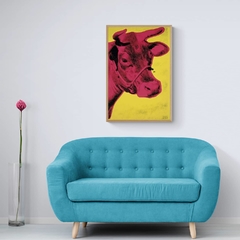 Cuadro en marco madera Kiri Box/ Modelo 206/ Cow (1966/ 71/ 76), Pop Art Collection, ANDY WARHOL