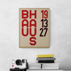 Cuadro en marco madera Kiri Box/ Modelo 198/ Bauhaus typography, 1931-1932, by JOOST SCHMIDT