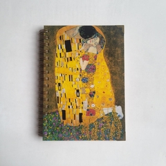 CUADERNO TAPA DURA RING WIRE/ MODELO 156/ Der Kuss GUSTAV KLIMT (1908)