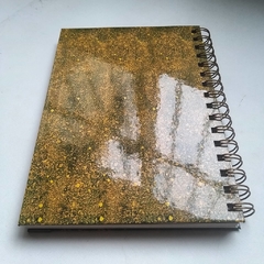 Agenda KLIMT 2 días por página / Tapa Dura Ring Wire/ MODELO 156/ Der Kuss GUSTAV KLIMT (1908) - tienda online