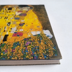 CUADERNO TAPA DURA RING WIRE/ MODELO 156/ Der Kuss GUSTAV KLIMT (1908) en internet