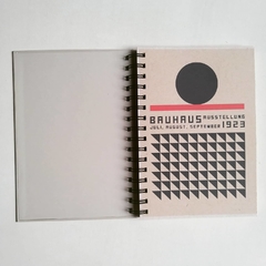 Cuaderno Bauhaus Tapa Dura Ring Wire/ Modelo 10/ Black Circle - 1920®objetos de diseño 