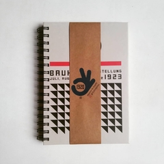 Cuaderno Bauhaus Tapa Dura Ring Wire/ Modelo 10/ Black Circle - comprar online