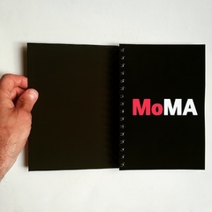 CUADERNO TAPA DURA RING WIRE/ MODELO 236/ ◼ MoMA BLACK ⬛⬜ en internet