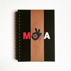 Imagen de Agenda 2 días por páginas/ Tapa Dura Ring Wire/ MODELO 236/ MoMA BLACK ⬛⬜