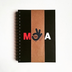 Agenda Semanal Bauhaus Tapa Dura Ring Wire/ MODELO 236/ MoMA BLACK ⬛⬜