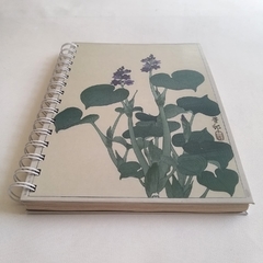 Agenda Diaria Tapa Dura Ring Wire/Modelo 220/ Bloeiende hosta, Ohara Koson, año 1920 - 1930. - comprar online