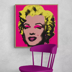 QUADRAT Marco Madera Kiri Box Natural Cuadrado/ Modelo 386/ Sin título, Marilyn Monroe (1967) By ANDY WARHOL