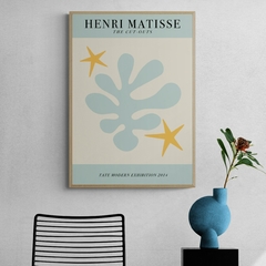 Cuadro en marco madera Kiri Box/ Modelo 438/ Póster TATE MODERN EXHIBITION 2014/ Henri Matisse THE CUT - OUTS/ Matisse Quarante et un