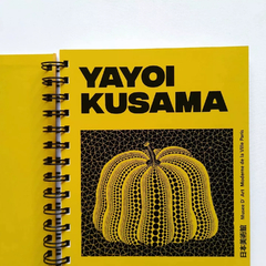 Agenda 2 días por página Bauhaus/ Tapa Dura Ring Wire/ Modelo 264/ YELLOW PUMPKIN (2003) / YAYOI KUSAMA - tienda online