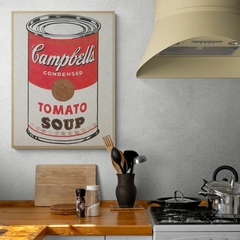 Cuadro en marco madera Kiri Box/ Modelo 459/ Campbell's Soup Can , 1962 (Tomato) by Andy WARHOL