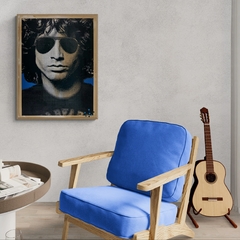 Cuadro en marco madera Kiri Box/ Modelo 498/ Jim Morrison (2007) by Mr. Brainwash