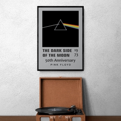 Marco acabado piano Modelo 527/ Póster The Dark Side Of The Moon 50th Anniversary, 1973 by Pink Floyd