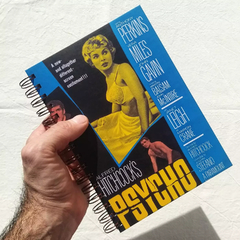 CUADERNO TAPA DURA RING WIRE/ Modelo 461/ Psycho (1960) obra de Macario Gómez Quibus/ Film by ALFRED HITCHCOCK. - 1920®objetos de diseño 
