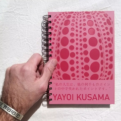 CUADERNO TAPA DURA RING WIRE/ Modelo 526/ Red & Pink Pumpkin by Yayoi Kusama. - comprar online