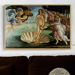 Cuadro en marco madera Kiri Box/ Modelo 629/ El Nacimiento de Venus by Sandro Botticelli. - comprar online