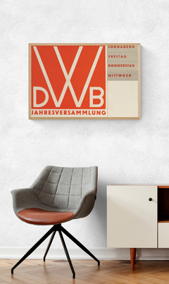 Cuadro en marco madera Kiri Box/ Modelo 75/ DWB Jahresversammlung - comprar online