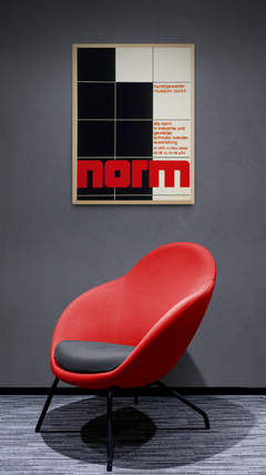 Cuadro en marco madera Kiri Box/ Modelo 71/ NORM/ Poster for an exhibition of Swiss industrial design at the Kunstgewerbemuseum Zürich, 1928. - comprar online