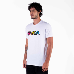 Camiseta RVCA Big Gradiant Branco - comprar online