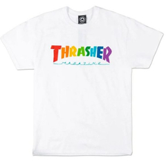 Camiseta Thrasher Rainbow White