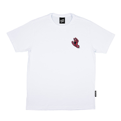 Camiseta Santa Cruz Spiral Strip Hand Ss White - comprar online