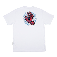 Camiseta Santa Cruz Spiral Strip Hand Ss White