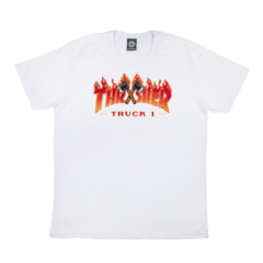 Camiseta Thrasher Truck 1 Logo White