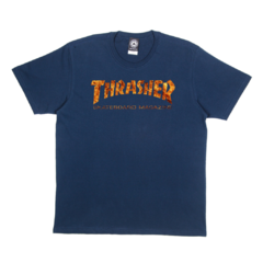 Camiseta Thrasher Skate Goat Inferno Marinho - comprar online