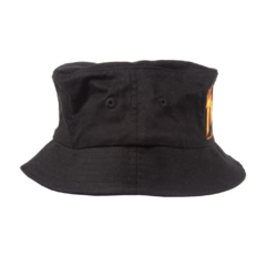 Bucket Hat Thrasher Flame Logo Preto na internet
