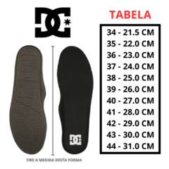 Tênis Dc Shoes Striker Cup Black/White - loja online
