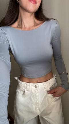 Cropped Maria - Cinza