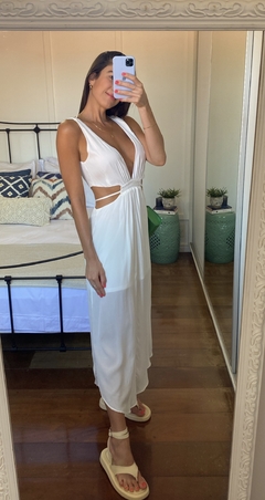 Vestido Midi Mandy - Branco na internet