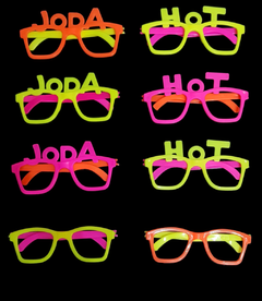 Anteojos Fluo Pl stico Surtidos Hot Tradicional Joda