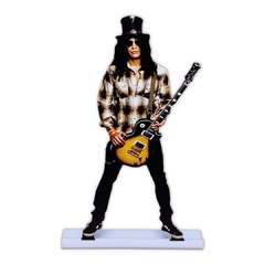Boneco display de mesa decorativo Slash Guns N Roses 24x15 cm