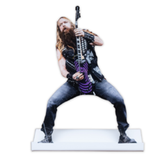 Boneco display de mesa decorativo Zakk Wylde 24x15 cm