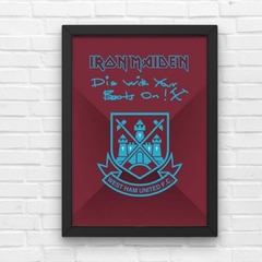 PLACA WEST HAM IRON MAIDEN - comprar online