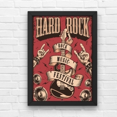 PLACA HARD ROCK FESTIVAL - comprar online