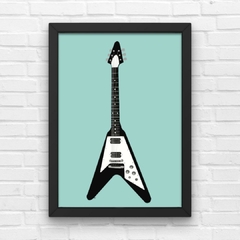 PLACA GUITARRA FLYING V - comprar online