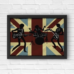 PLACA ROCK BAND UK - comprar online