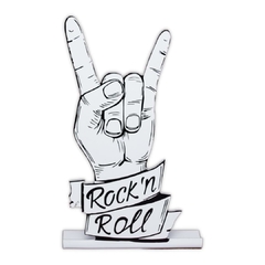 Boneco display de mesa decorativo Mão Rock 24x15 cm