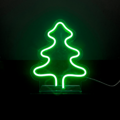 Placa Neon Led de Mesa Árvore na internet