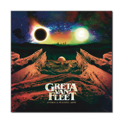 CAPA DE ÁLBUM GRETA VAN FLEET ANTHEM OF THE PACEFUL ARMY