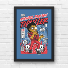 PLACA MICHAEL JACKSON ILUSTRAÇÃO - comprar online