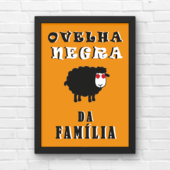 PLACA OVELHA NEGRA - comprar online