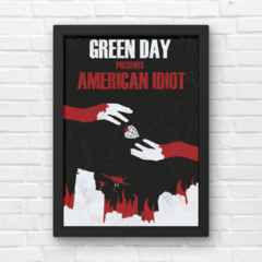 PLACA GREEN DAY AMERICAN IDIOT - comprar online