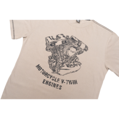 CAMISETA OVERSIZE MOTORCYCLE V-TWIN ENGINES - Rock Decor V