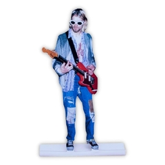 Boneco display de mesa decorativo Kurt Cobain 24x15 cm