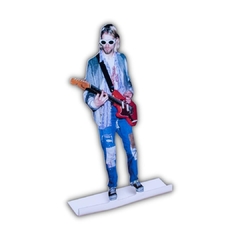 Boneco display de mesa decorativo Kurt Cobain 24x15 cm - comprar online