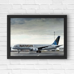 PLACA ED FORCE ONE AVIÃO IRON MAIDEN - comprar online